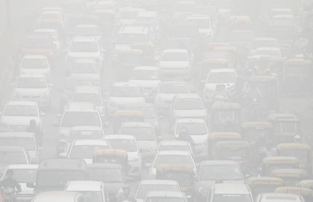 file photo vehicles drive through heavy smog in delhi india november 8 2017 photo reuters file photo vehicles drive through heavy smog in delhi india november 8 2017 photo reuters