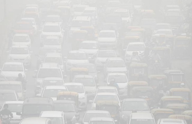 file photo vehicles drive through heavy smog in delhi india november 8 2017 photo reuters