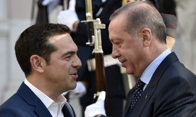greek prime minister alexis tsipras welcomes recep tayyip erdo an to athens erdo an s visit is the first by a turkish president in 65 years photo afp greek prime minister alexis tsipras welcomes recep tayyip erdo an to athens erdo an s visit is the first by a turkish president in 65 years photo afp