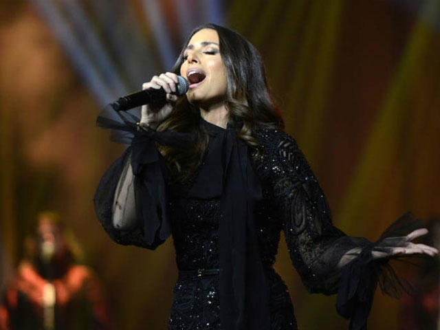 lebanese singer hiba tawaji performs during the first female only music concert in riyadh on december 6 2017 afp haya al suwayed