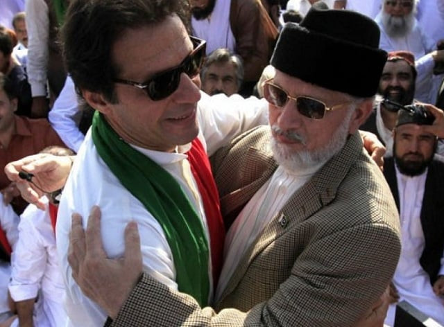imran khan and tahirul qadri photo file imran khan and tahirul qadri photo file
