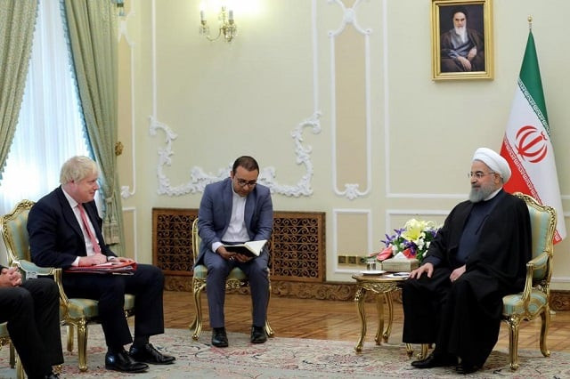 britain 039 s foreign secretary boris johnson meets with iranian president hassan rouhani in tehran iran december 10 2017 photo reuters britain 039 s foreign secretary boris johnson meets with iranian president hassan rouhani in tehran iran december 10 2017 photo reuters