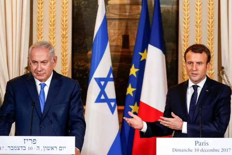 french president emmanuel macron urged visiting israeli prime minister benjamin netanyahu to quot show courage in his dealings with the palestinians quot after the controversy over the us decision to recognise jerusalem as israel 039 s capital photo afp french president emmanuel macron urged visiting israeli prime minister benjamin netanyahu to quot show courage in his dealings with the palestinians quot after the controversy over the us decision to recognise jerusalem as israel 039 s capital photo afp