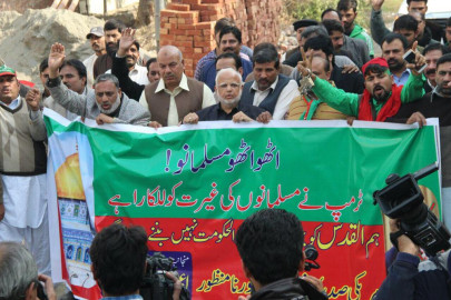 pti leaders workers slam us decision on jerusalem pti leaders workers slam us decision on jerusalem