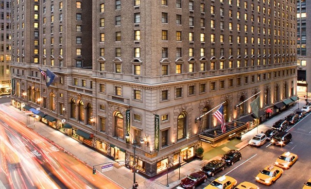 a view of the roosevelt hotel in new york photo courtesy roosevelthotel com