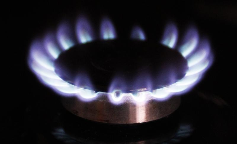 a gas burner is pictured on a cooker photo reuters