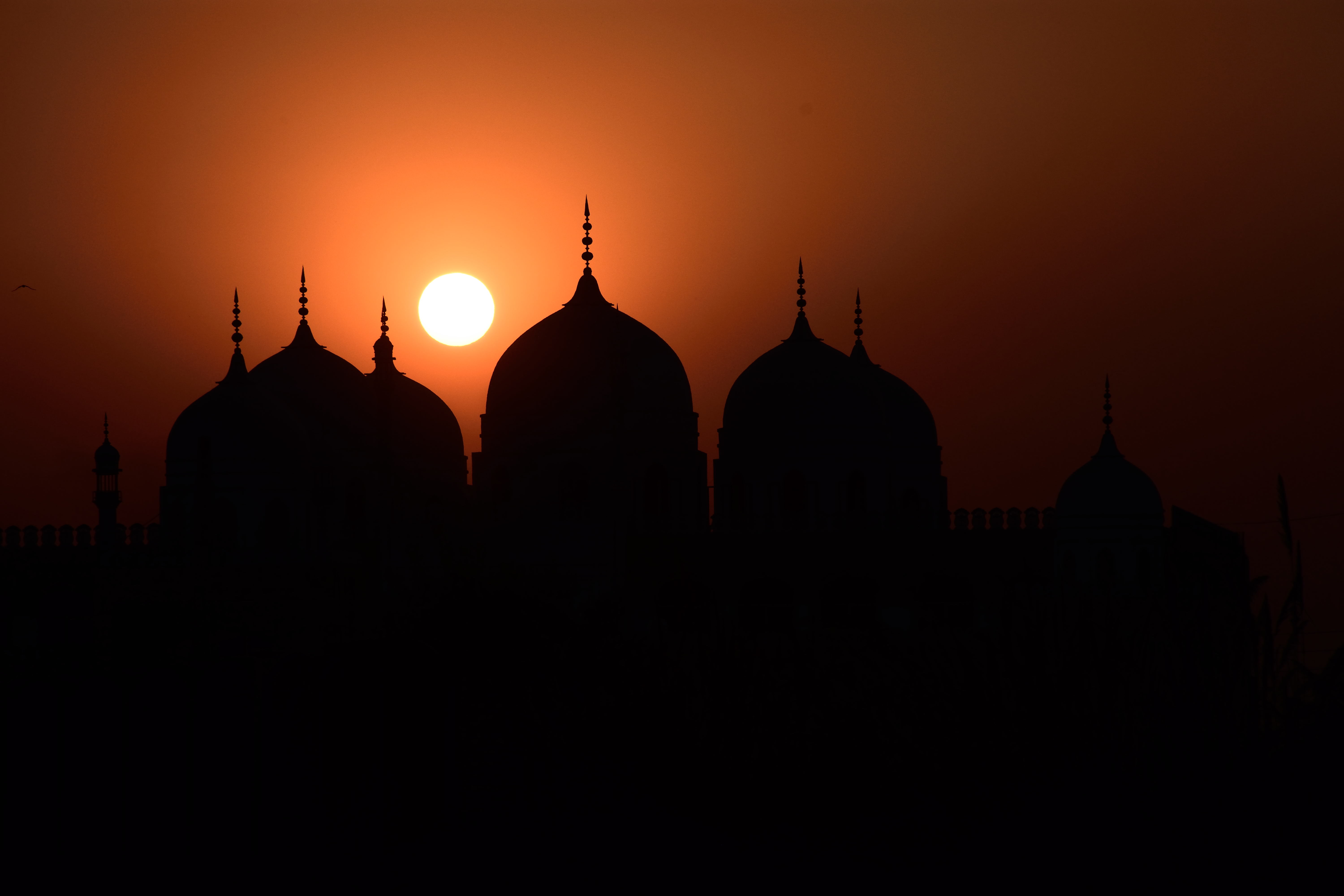 sunset near bahawalpur photo majid hussain