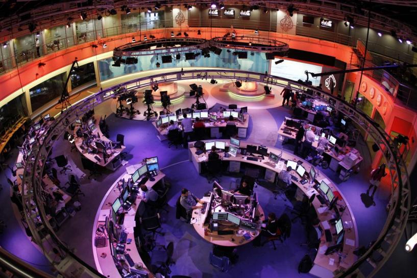 a general view shows the newsroom photo reuters