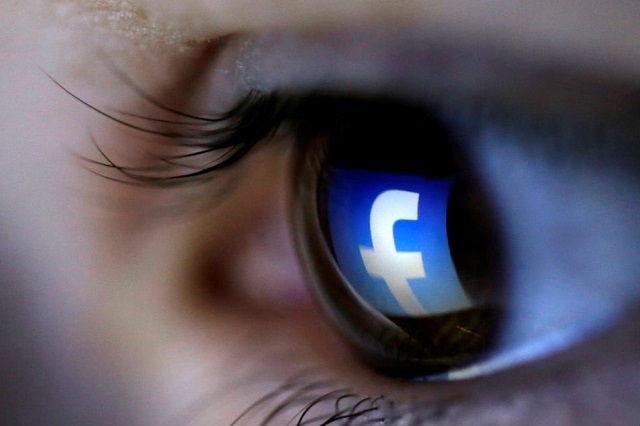 a picture illustration shows a facebook logo reflected in a person 039 s eye in zenica march 13 2015 photo reuters