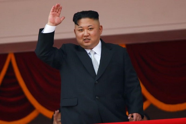 file photo north korean leader kim jong un waves to people attending a military parade marking the 105th birth anniversary of country 039 s founding father kim il sung in pyongyang april 15 2017 photo reuters