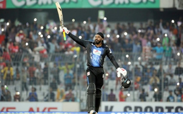 brutal hitting gayle turned back the clock for a vintage six laden shellacking that saw him smash almost everything and everyone out of the park photo courtesy bangladesh cricket board brutal hitting gayle turned back the clock for a vintage six laden shellacking that saw him smash almost everything and everyone out of the park photo courtesy bangladesh cricket board