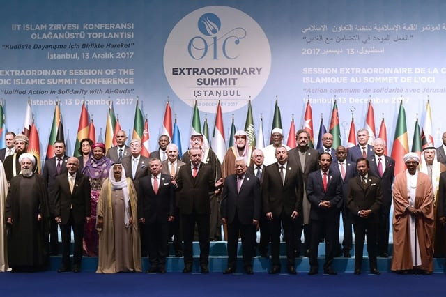 leaders and representatives of member states pose for a group photo during an extraordinary summit of the organisation of islamic cooperation oic on last week 039 s us recognition of jerusalem as israel 039 s capital photo afp leaders and representatives of member states pose for a group photo during an extraordinary summit of the organisation of islamic cooperation oic on last week 039 s us recognition of jerusalem as israel 039 s capital photo afp