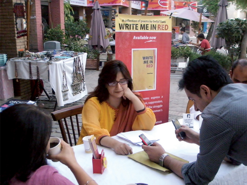 file photo sadaf raza attends a book signing event photo file