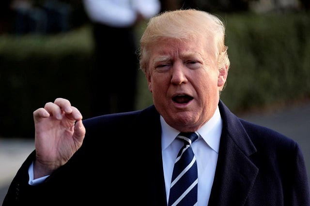 us president donald trump speaks to reporters in washington us december 2 2017 photo reuters us president donald trump speaks to reporters in washington us december 2 2017 photo reuters
