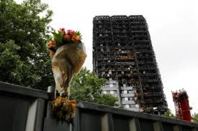 a floral tribute is seen near the grenfell tower which was destroyed in a fatal fire photo reuters a floral tribute is seen near the grenfell tower which was destroyed in a fatal fire photo reuters