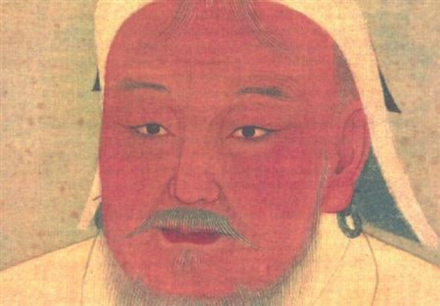 a portrait of ghengis khan photo reuters a portrait of ghengis khan photo reuters