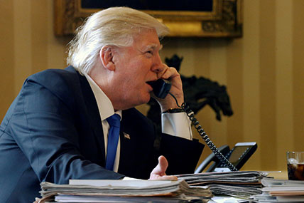 donald trump discussed the crisis over north korea 039 s nuclear program in a phone call with vladimir putin thursday photo reuters