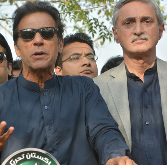 pti chief had said he will quit politics in case of disqualification photo mudassar raja express