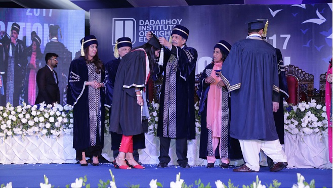 the faculty of management media and social sciences awarded 539 degrees while 289 degrees were awarded by the faculty of engineering and computer sciences at dihe 039 s 10th convocation on thursday photo courtesy dihe