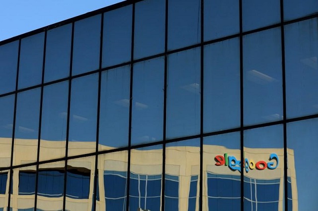 file photo the google logo is shown reflected on an adjacent office building in irvine california u s august 7 2017 photo reuters