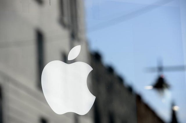 an apple logo is seen in the window of an authorised apple reseller store in galway ireland august 30 2016 photo reuters