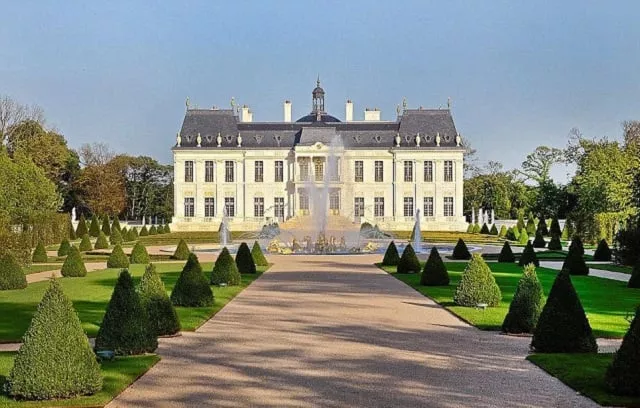 the 57 acre plot includes manicured gardens huge fountains and a maze while the interiors are lavishly decorated with gilding and fresco ceilings photo swns com the 57 acre plot includes manicured gardens huge fountains and a maze while the interiors are lavishly decorated with gilding and fresco ceilings photo swns com