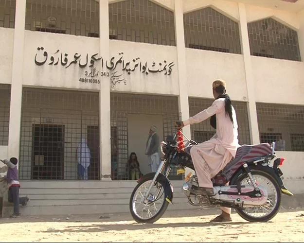 common ground of four schools in korangi no 3 has been encroached upon photo express common ground of four schools in korangi no 3 has been encroached upon photo express