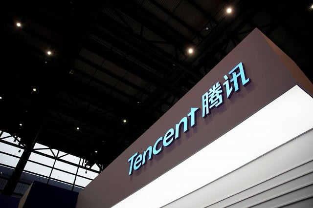 a sign of tencent is seen during the fourth world internet conference in wuzhen zhejiang province china december 3 2017 photo reuters a sign of tencent is seen during the fourth world internet conference in wuzhen zhejiang province china december 3 2017 photo reuters