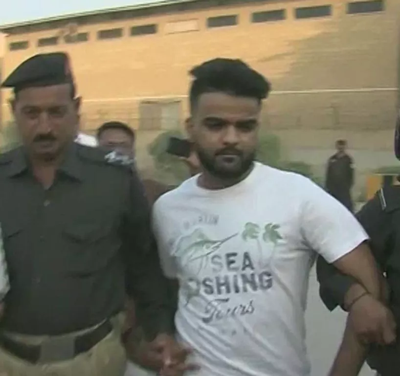 khawar burney is accused of shooting dead a college student following a road rage accident express news screen grab khawar burney is accused of shooting dead a college student following a road rage accident express news screen grab