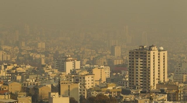 a general view shows smog over northwestern tehran november 23 2010 photo reuters