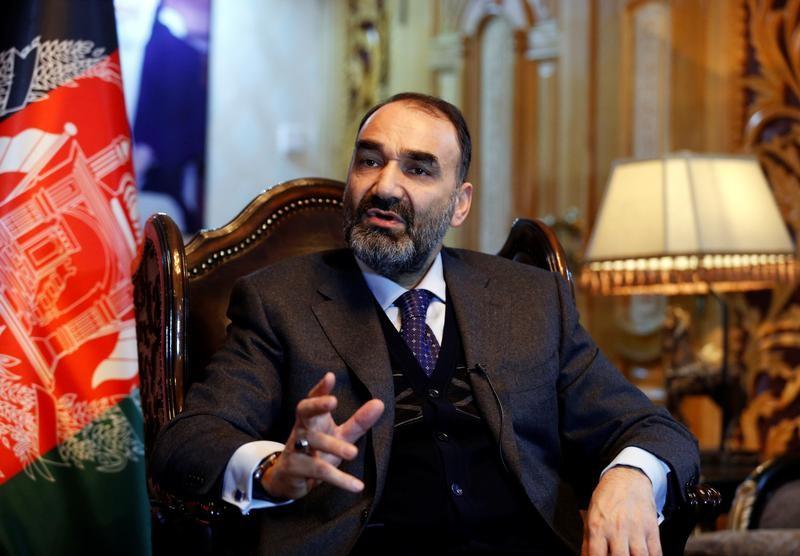 atta mohammad noor speaks during an interview in kabul photo reuters