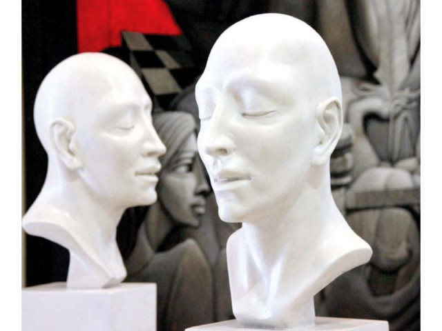 paintings and sculptures on display at the ninth national art exhibition photo express paintings and sculptures on display at the ninth national art exhibition photo express
