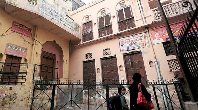 the portion of the house bought in the name of nauman ahmed in meerut s maliwada area photo indian express the portion of the house bought in the name of nauman ahmed in meerut s maliwada area photo indian express