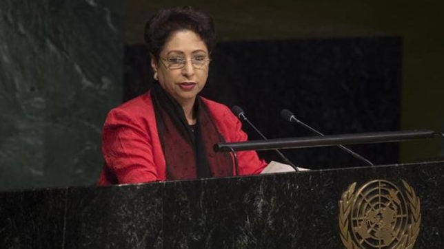 pakistan 039 s permanent representative to the un maleeha lodhi photo afp