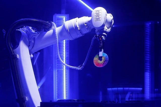 a robotic dj plays music in karlovy lazne music club in prague czech republic december 17 2017 picture taken december 17 2017 photo reuters a robotic dj plays music in karlovy lazne music club in prague czech republic december 17 2017 picture taken december 17 2017 photo reuters