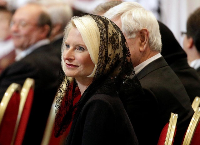 us ambassador to the vatican callista gingrich attends the funeral of the former archbishop of boston cardinal bernard law in st peter 039 s basilica at the vatican december 21 2017 photo reuters