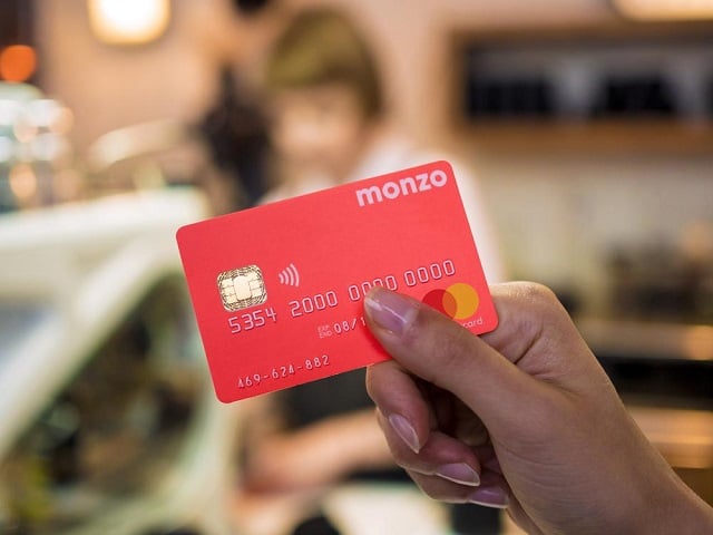 a monzo card in an undated photo photo mozno reuters