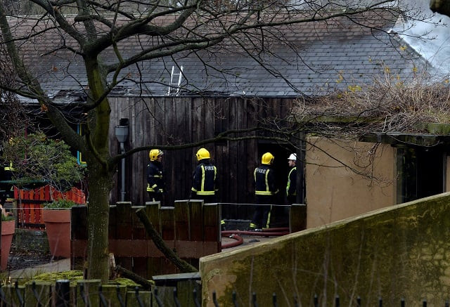 firefighters stand near a building at london zoo following a fire which broke out at a shop and cafe at the attraction in central london britain december 23 2017 photo reuters firefighters stand near a building at london zoo following a fire which broke out at a shop and cafe at the attraction in central london britain december 23 2017 photo reuters