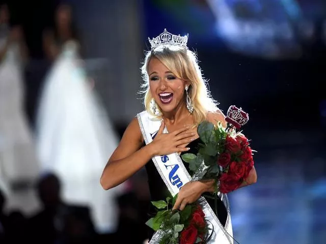 miss arkansas savvy shields 21 reacts after winning the 96th miss america pageant inside boardwalk hall in atlantic city new jersey september 11 2016 photo reuters miss arkansas savvy shields 21 reacts after winning the 96th miss america pageant inside boardwalk hall in atlantic city new jersey september 11 2016 photo reuters