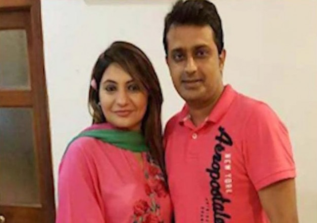 ambreen and her husband ali hassan who has been arrested for her murder photo express ambreen and her husband ali hassan who has been arrested for her murder photo express