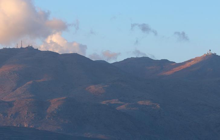 a view of mount hermon as seen from jubata al khashab in quneitra province syria photo reuters