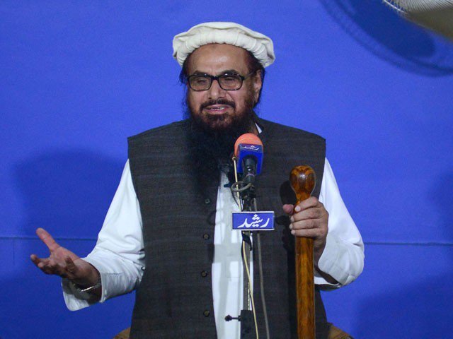 head of the jamaatud dawa jud hafiz saeed leads the friday prayers at jamia al qadsia masjid following his release in lahore on november 24 2017 photo afp