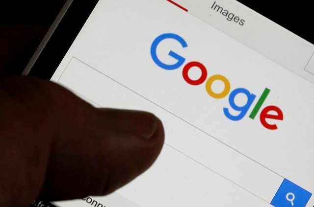 a man holds his smartphone which displays the google home page in this picture illustration taken in bordeaux southwestern france august 22 2016 photo reuters