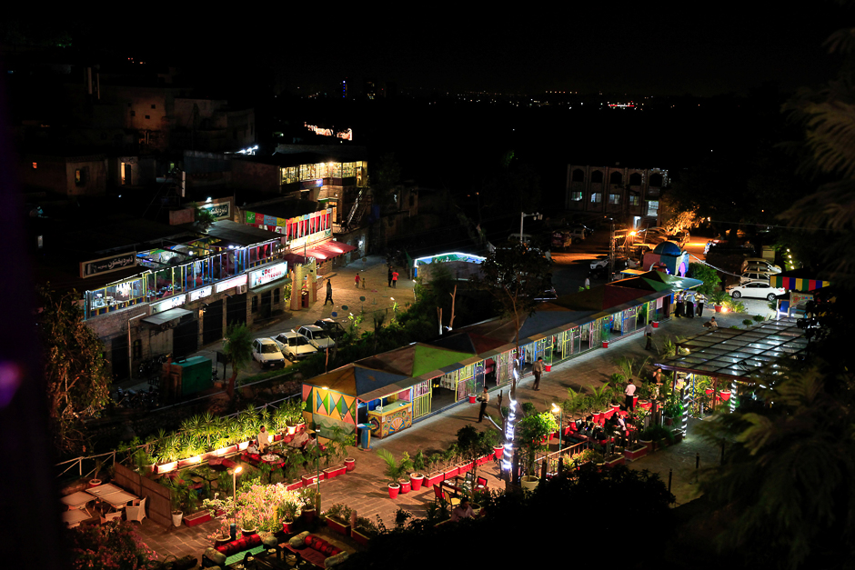 a view of saidpur village a place for residents and visitors to hang out at night in islamabad pakistan photo reuters