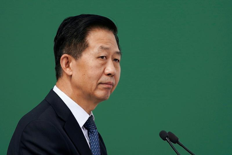 chinese finance minister xiao jie photo reuters