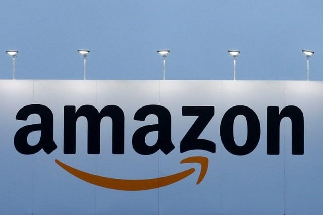 the logo of amazon is seen at the company logistics center in lauwin planque northern france on february 20 2017 photo reuters the logo of amazon is seen at the company logistics center in lauwin planque northern france on february 20 2017 photo reuters