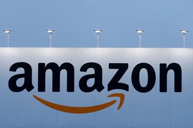 the logo of amazon is seen at the company logistics center in lauwin planque northern france on february 20 2017 photo reuters