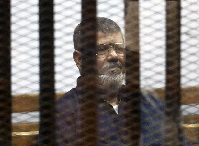 file photo deposed egyptian president mohamed mursi listens to his verdict behind bars at a court on the outskirts of cairo egypt june 16 2015 photo reuters