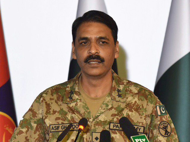 in his message major general asif ghafoor also thanked ghazis and shuhada for their noble sacrifices photo file