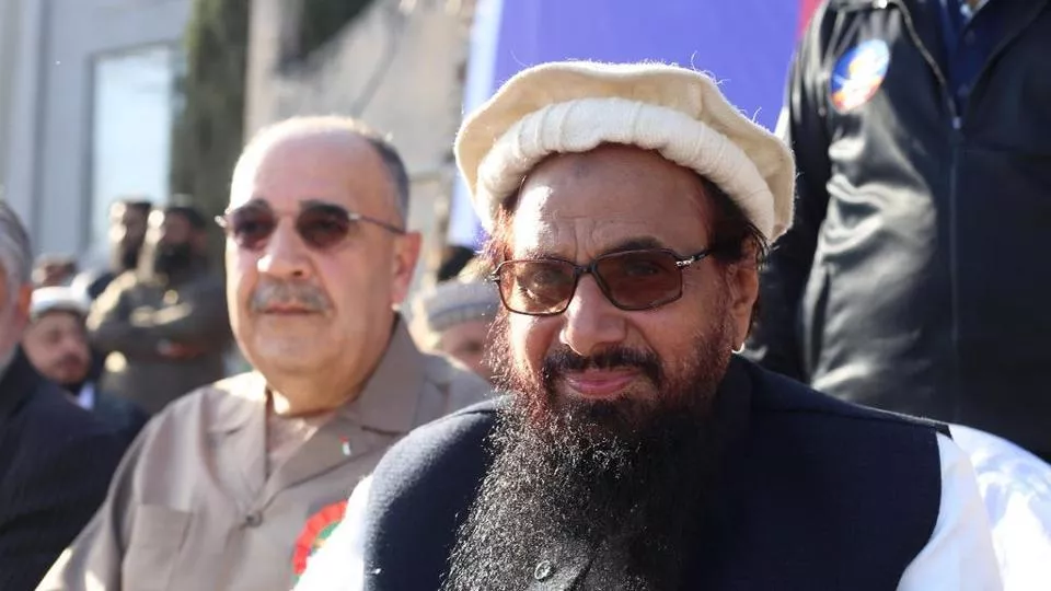 hafiz saeed share the stage with palestinian envoy photo courtesy hindustan times hafiz saeed share the stage with palestinian envoy photo courtesy hindustan times